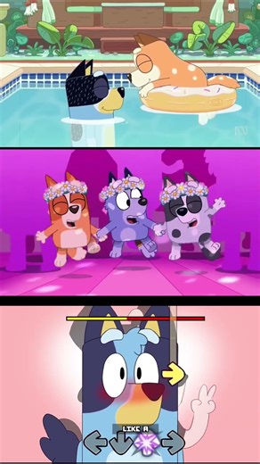 FNF My heart beats like a drum But Bluey x Bingo SIngs - FridayNightFunkin Mods