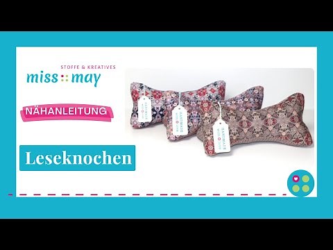 Nähanleitung Leseknochen *mit kostenlosem Schnittmuster*