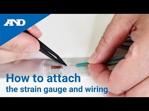 How to attach the strain gauge and wiring