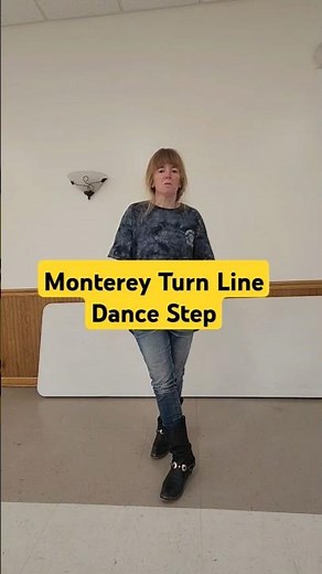 Monterey Turn Line Dance Step Explained