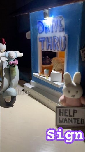Building a Drive Thru Sign #miniatures