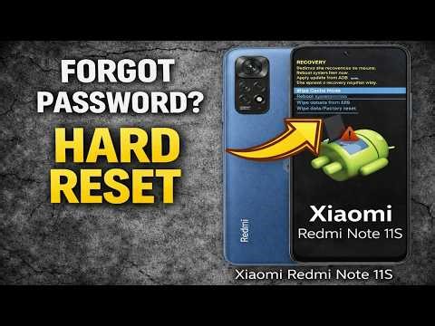 Forgot Password? Xiaomi Redmi Note 11S Hard Reset – Factory Reset & Recovery Mode