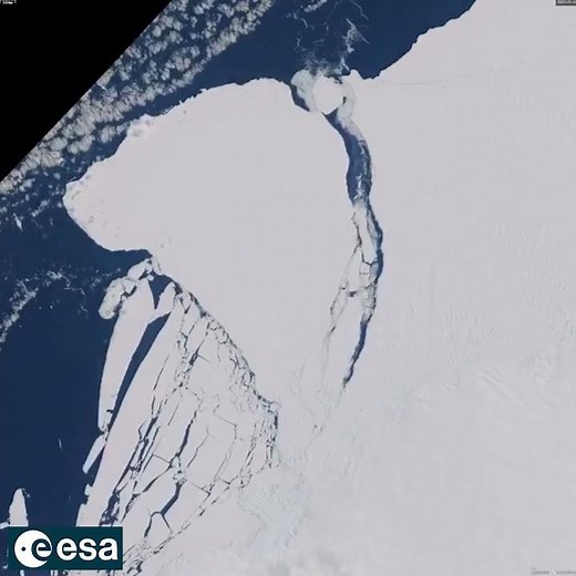 Huge Iceberg Calves Off Antarctic Brunt Ice Shelf
