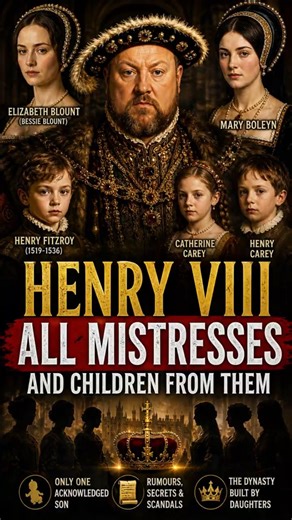Did Henry VIII have children outside his marriages?#henryviii #historyshorts #tudorhistory #history