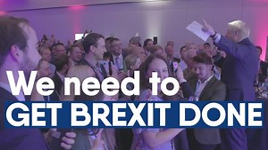 154K views · 10K reactions | Let's.  Get.  Brexit.  Done. So we can invest in the NHS, schools and police. And build a fantastic future for this country. #GetBrexitDone #CPC19 | Boris Johnson | Facebook