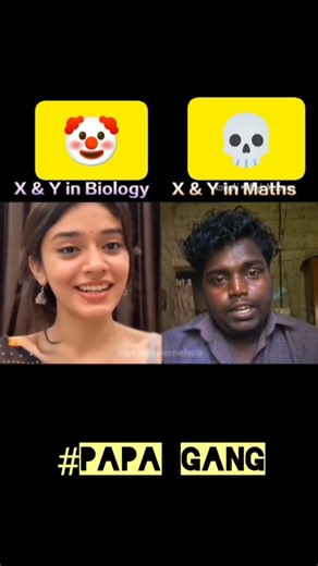 XY in Biology 🤡& maths 💀 #educationalvideo #motivation #jnvst #trending #pw #cbse #cbseboard #cbse