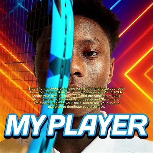 Android Simulation Game 2025 - Tennis Manager 25: MY PLAYER