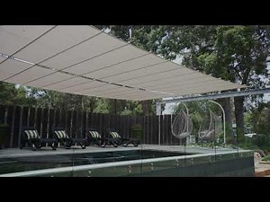 Soltex Complete Pool Coverage - Shaderunner Classic Retractable Shade Sail