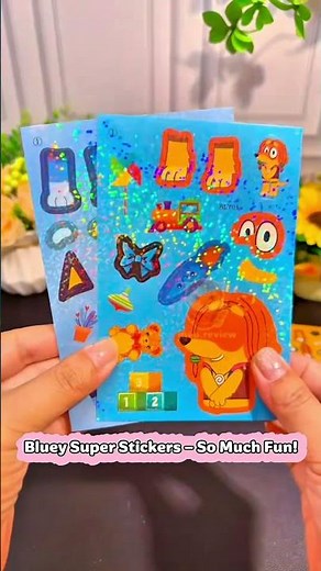 Bluey Super Stickers – So Much Fun! #sticker #toys