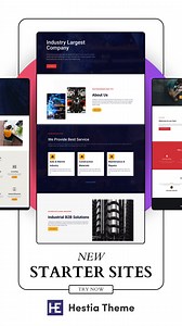  Drop the endless setup time! Introducing new starter sites in Hestia 3.2.0! Start using the Hestia Theme now! Learn more: https://themeisle.com/themes/hestia/ Have any questions or suggestions? Drop them in the comments. | ThemeIsle | Facebook