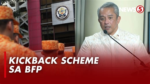 KICKBACK SA FIRE EXTINGUISHER Iniimbestigahan na ng Department of the Interior and Local Government (DILG) ang ilang opisyal ng Bureau of Fire Protection (BFP) na umano’y sangkot sa kickback scheme sa pagbili ng fire extinguishers, ayon kay DILG Sec. Jonvic Remulla. Kabilang aniya sa mga alegasyon ang bid-rigging scheme kung saan sinasabing kumikita ng mahigit P15 bilyon kada taon ang BFP. Dagdag pa ni Remulla, bumuo na ang ahensya ng special task force at nakabili na rin ng 14,000 body cameras 