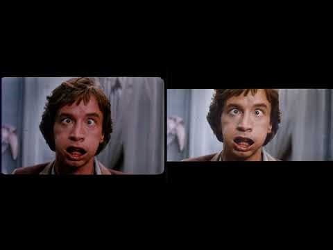 Innerspace 35mm Open Matte vs Innerspace Widescreen Trailer