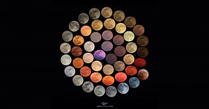 Photographer Captures the Many Colors of the Full Moon Over 10 Years