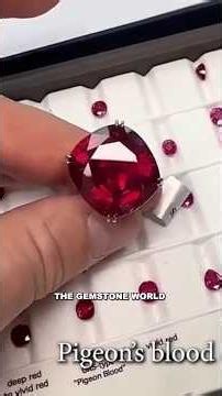 Final Scientific Validation: Confirming the World's Most Coveted Ruby! #shorts #ruby #crystals