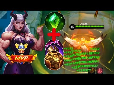 NEW ALICE HOLY CRYSTAL + TANK BUILD!?│SUPER TANKY BUT TOO MUCH DAMAGE(PLS TRY)-MLBB