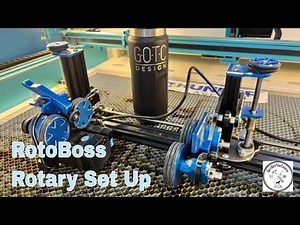 RotoBoss Rotary Set Up | Thunder Laser Rotary Set Up | CO2 Laser Rotary Install