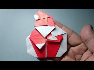 Santa Claus Origami (TUTORIAL) Christmas Decor