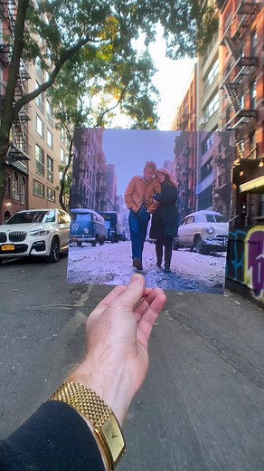 Bob Dylan w/Suze Rotolo photographed Feb 1963 for the cover of his album The Freewheelin’ Bob Dylan. 📸 by Don Hunstein #bobdylan #dylan #music