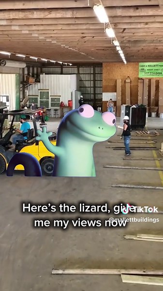 Lizard Adventures in Metal Building Challenge