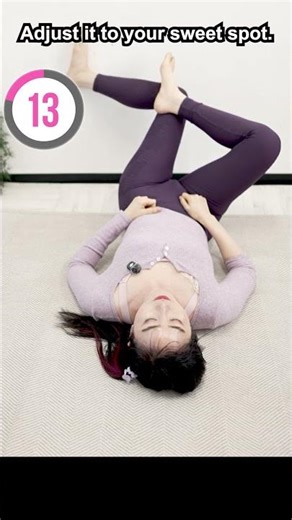 Stretch your hips like this to widen the range of motion!