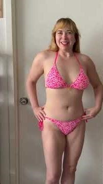 Zonsaoja String Bikini Set with Textured Halter Triangle Cheeky Bathing Suit REVIEW!