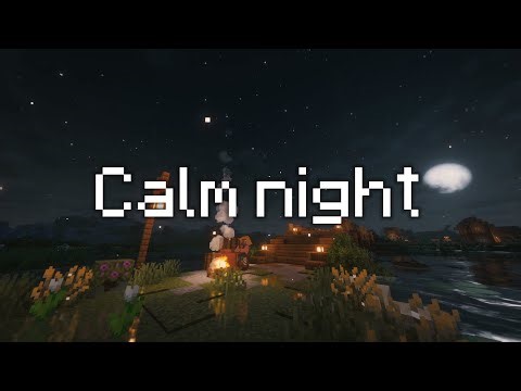 you can sleep in tonight (minecraft music c418, bonfire & ambience)