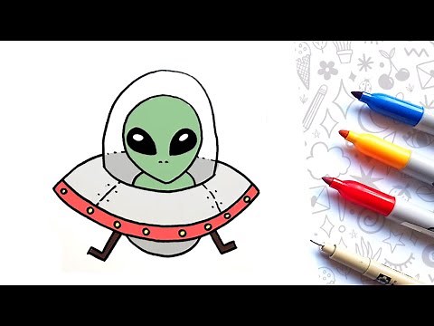 How to Draw a UFO Easy