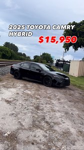 2025 TOYOTA CAMRY HYBRID Stock: 032205 Title: Salvage Miles: 15,332 Price: $15,950 CALL FOR MORE INFORMATION 1 (786) 874-4146 LOCATED AT 18370 W DIXIE HWY NORTH MIAMI BEACH FL 33160 | Deluxe Cars Miami
