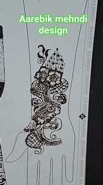 Aarebik mehndi design #mehndi #mehndiart #bridalmehndi #heena #arabicmehndi easy mehndi design #mehn