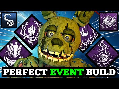 THE BEST BUILD TO FARM BLOODPOINTS - 250,000 in 7 mins!!! | Five Nights At Freddy's DBD DLC