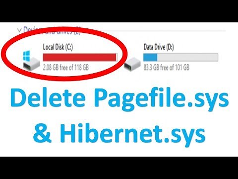 How to Delete Hiberfil.sys & Pagefile.sys File & Free Up LOTS of Hard Drive Space