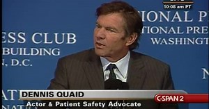 Dennis Quaid Remarks on Medical Errors