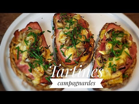 RECETTE TARTINES CAMPAGNARDES & GOURMANDES