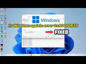 (FIXED) Windows update error 0x800f0835