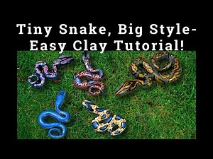 Easy DIY Clay Snake Anyone Can Try!