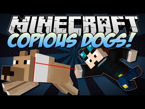 Minecraft | COPIOUS DOGS! (Puppies & Better Breeds in Minecraft!) | Mod Showcase [1.6.2]