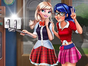 Play Ladybug Elsa College Fashion | Free Online  Games. KidzSearch.com