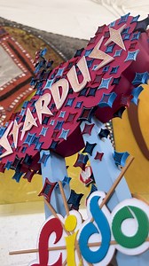ICONIC. Neon Museum member, Chris Raley, from Route 9 Signs, recreated the stunning 188 foot tall neon Stardust sign and donated it to the Museum to be used for our education and outreach programs in Las Vegas. Chris told us, "the sign was a way to give back to the Vegas community, past and present." | The Neon Museum