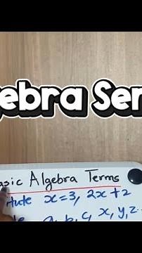 The BASIC MUST KNOWS IN ALGEBRA✍️✅