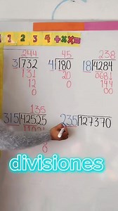 1.2M views · 9K reactions | Divisiones de 1,2 y 3 cifras método directo #matematicasdivertidas #matematica #matematicas | Matemáticas divertidas | Facebook