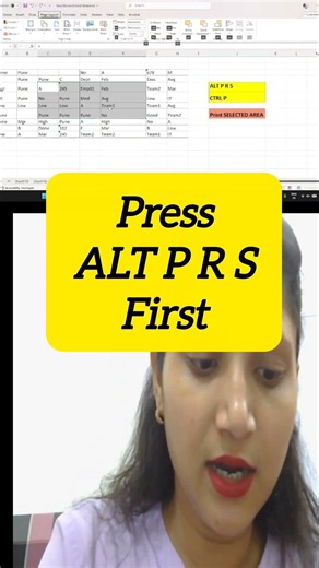 79. PRINT ONLY WHAT YOU NEED 💥 Quick Excel Printing Hack 😍