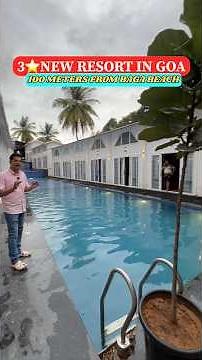 3⭐️New Resort in Goa | 100 Meter from Baga Beach | Goa Trip | Beach Resort | Goa Vlog #goa #viral