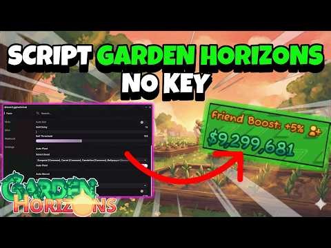 Hướng Dẫn Cách Hack Garden Horizons No Key - Script Hack Garden Horizons Roblox