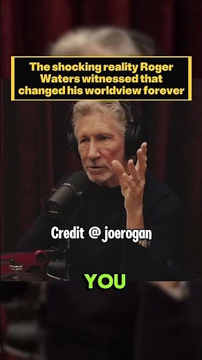 The shocking reality Roger Waters witnessed that changed his worldview forever... 🌍👁️