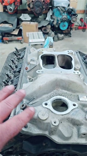 intake gasket matching #383stroker #454 #mechanic