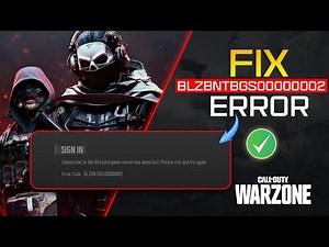 How to Fix Error BLZBNTBGS00000002 in Call of Duty Warzone 3.0 on PC