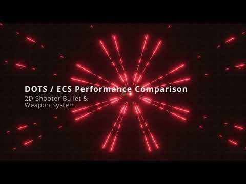 2D Shooter Bullet and Weapon System - DOTS / ECS performance comparison for 3.0.0