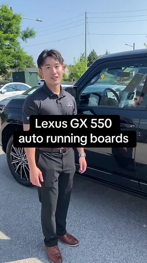 Luxury meets convenience with Lexus GX550's automatic power-extending running boards