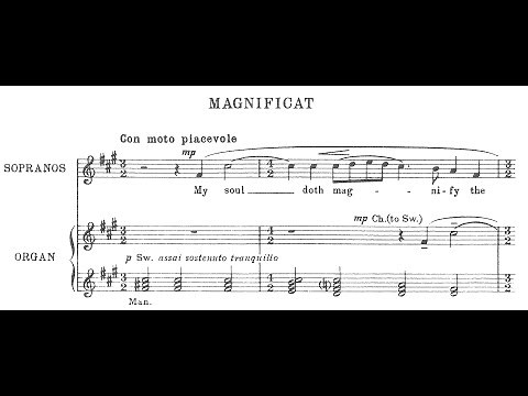 Herbert Howells - Magnificat (Gloucester Service) (score video)