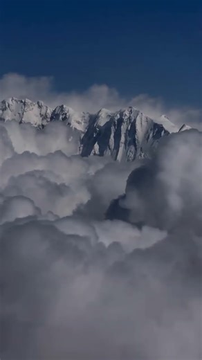 Above the Clouds: The Majestic Himalayas from an Airplane Window"